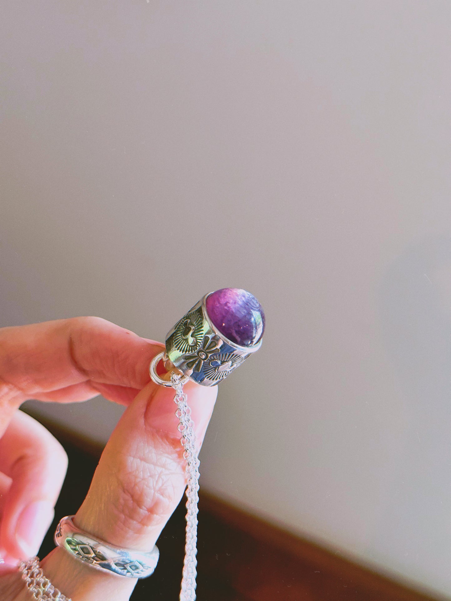 Pre-order gem lepidolite orb for Debby ONLY