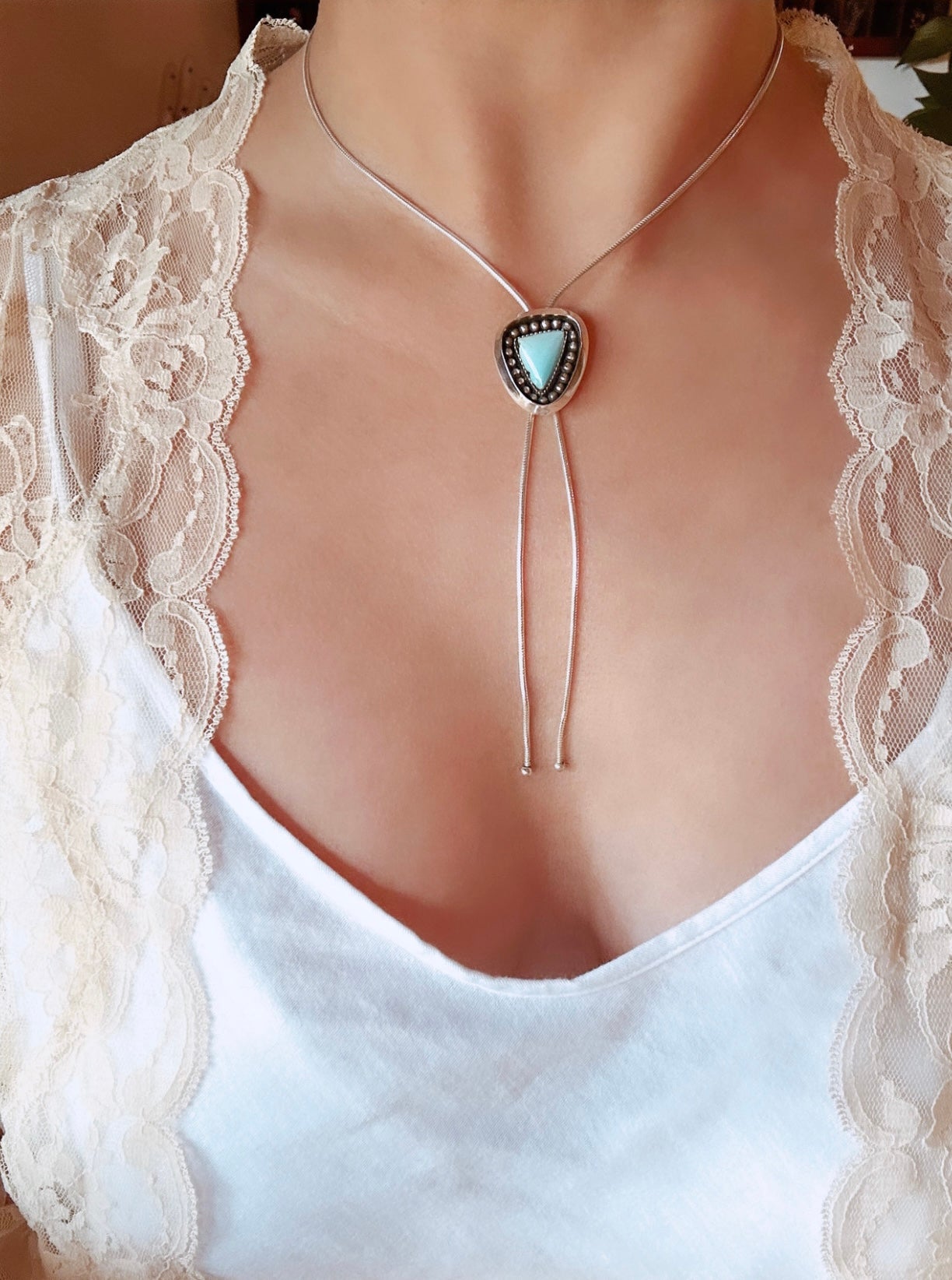 Iron Maiden Shadowbox Bolo Necklace