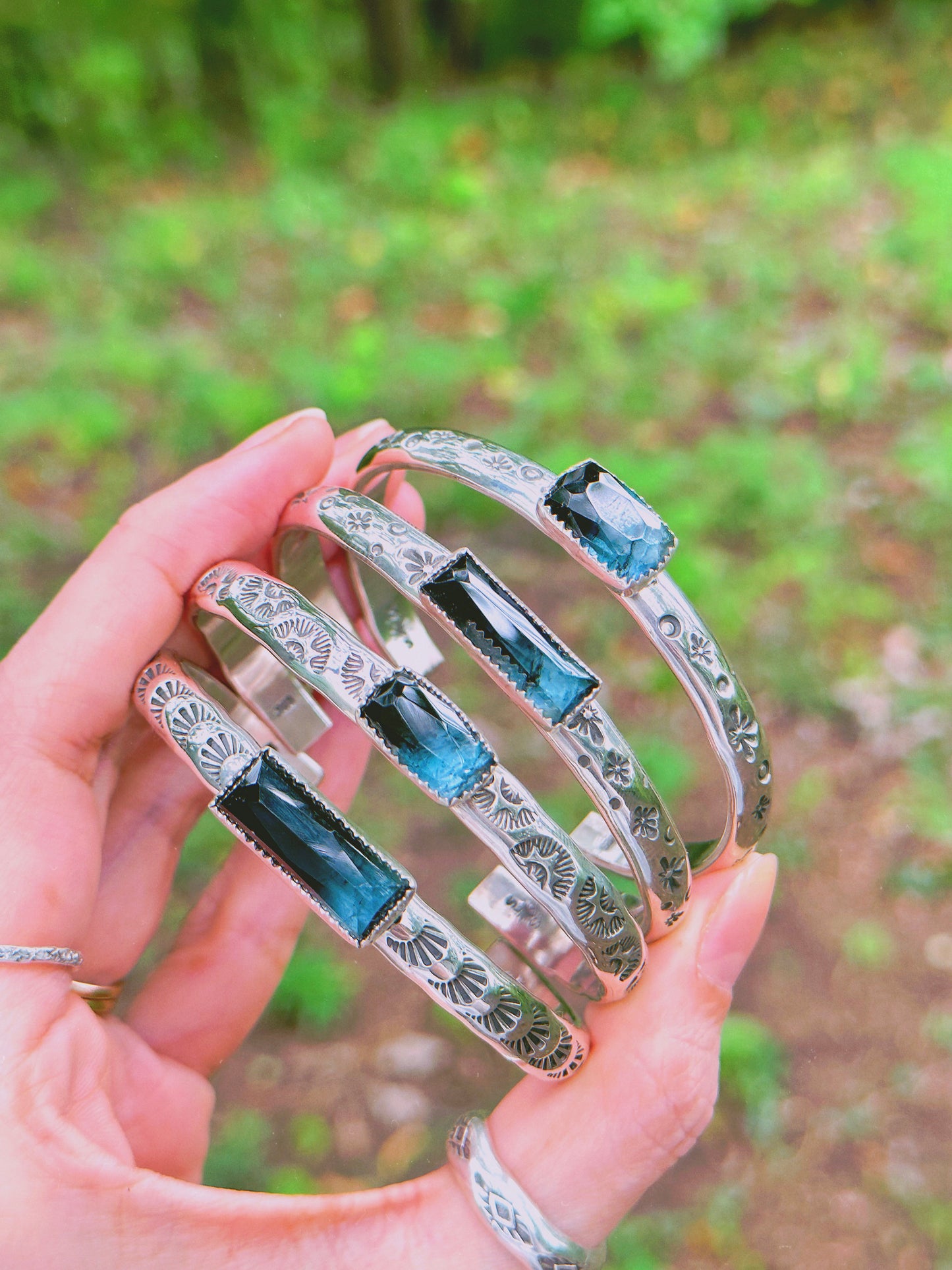 Ombré Tourmaline Cuff for Elise ONLY