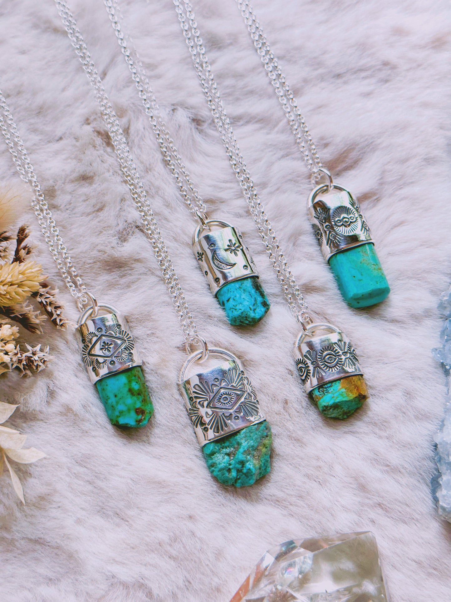 Turquoise Mountain Talisman Necklace