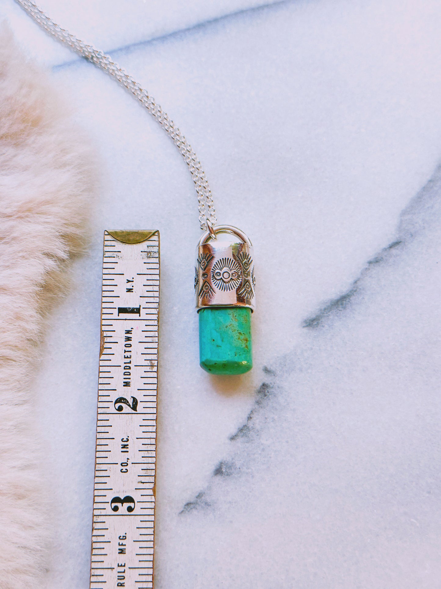 Turquoise Mountain Talisman Necklace