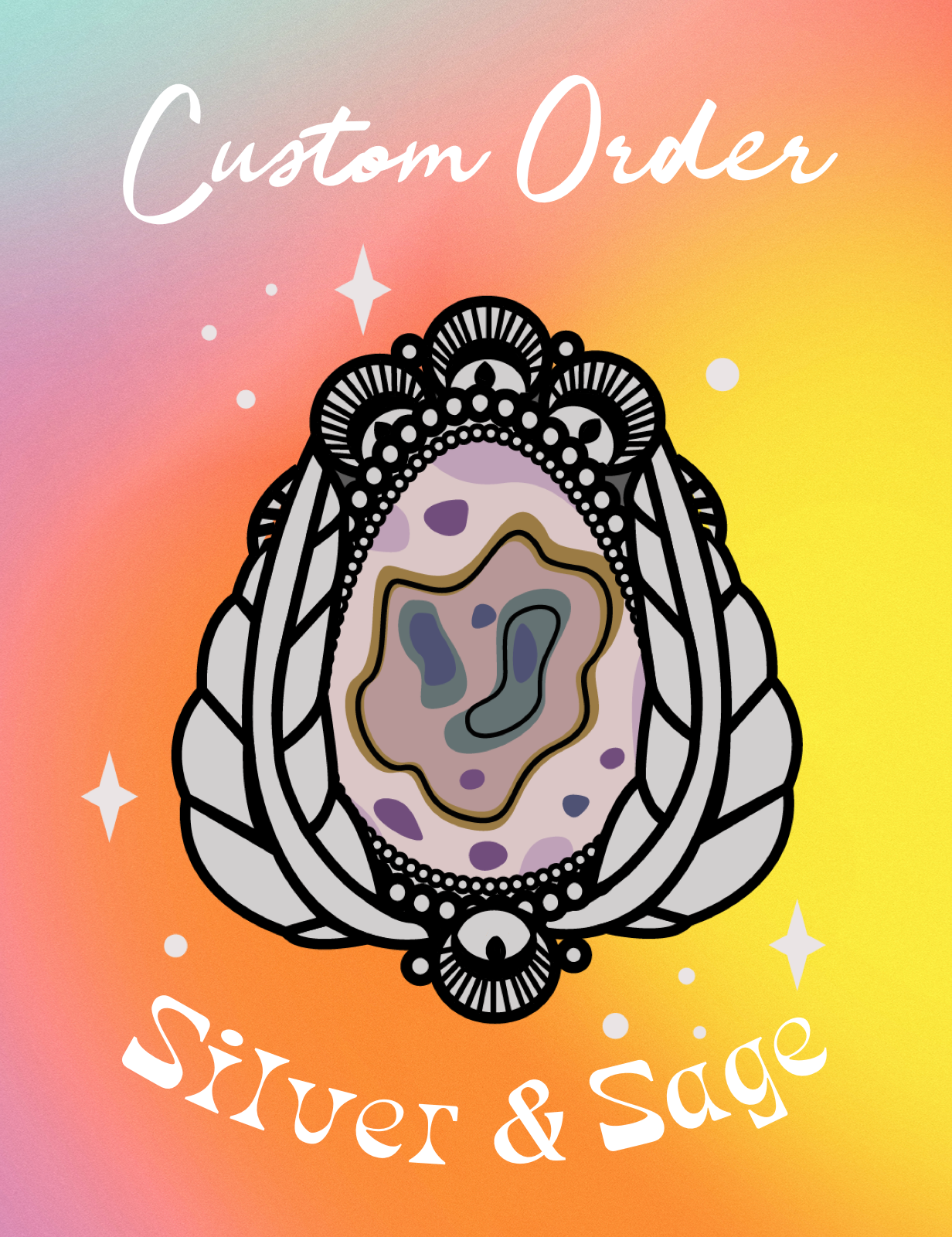 Moonstone orb talisman for Jasmine ONLY