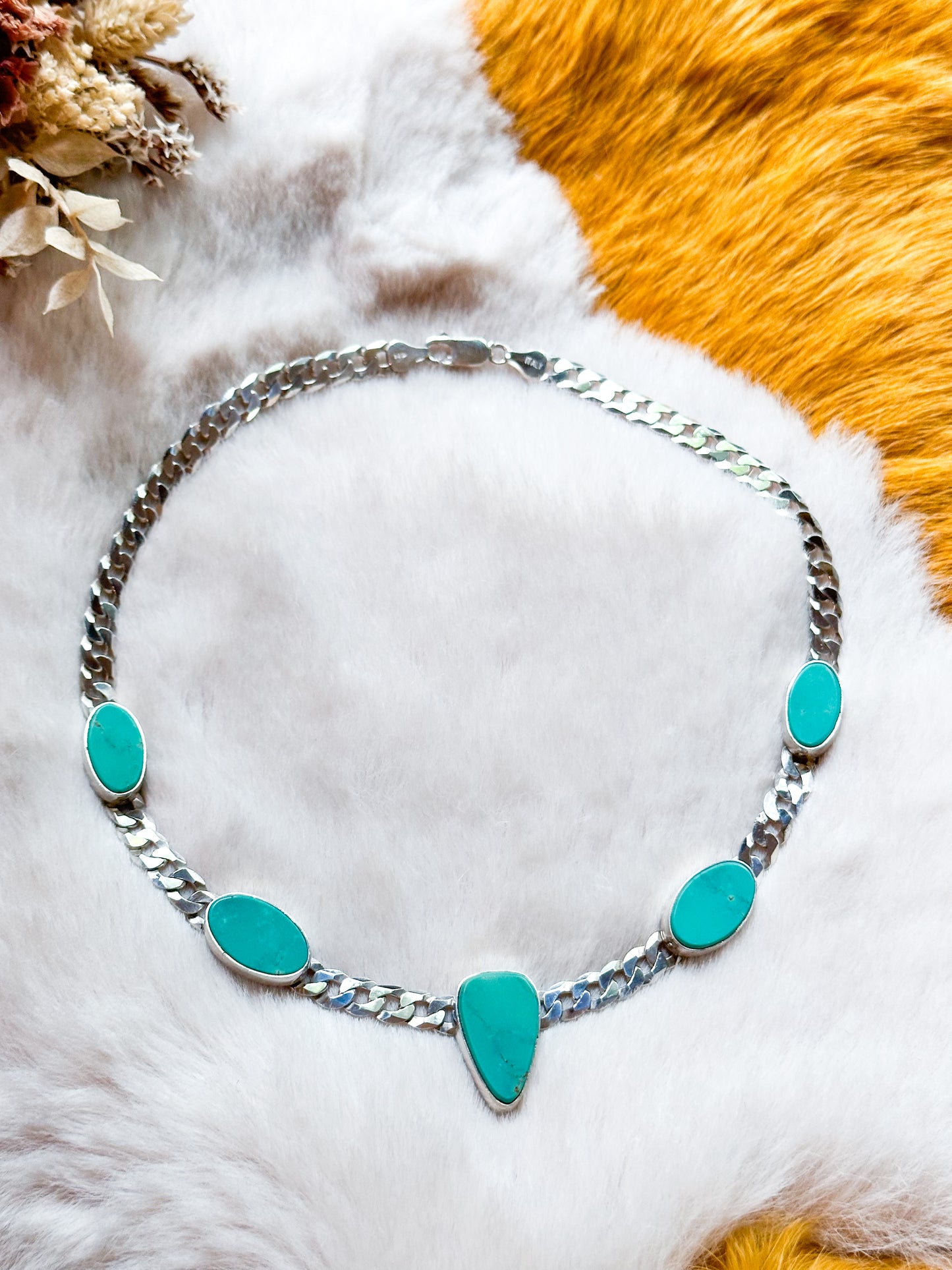 Balance for 5 stone turquoise choker for Nikki ONLY