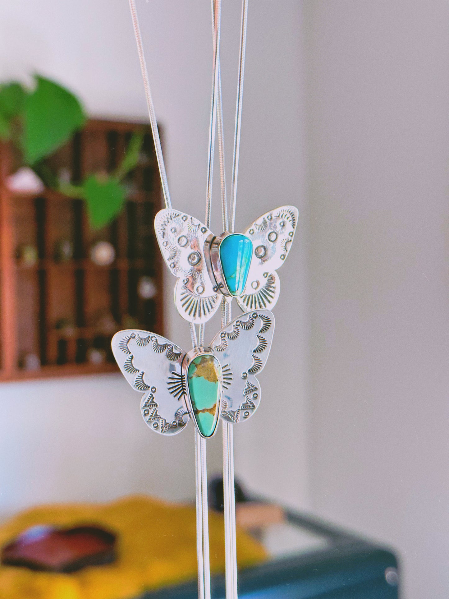Butterfly Bolo with Sonoran Turquoise